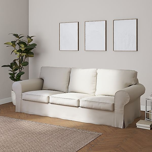 Bezug für Ektorp 3-Sitzer Sofa nicht ausklappbar, hellgrau , Sofabezug für günstig online kaufen