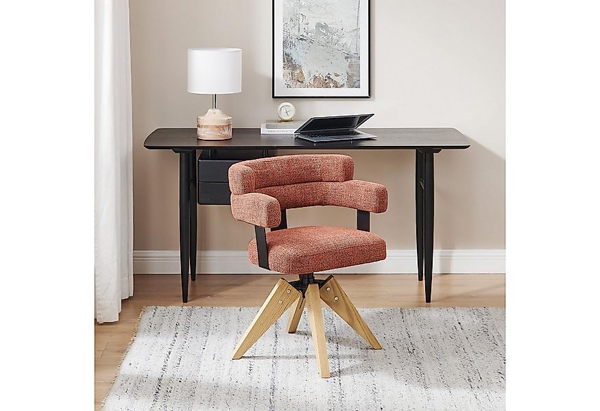 Art Leon Esszimmerstuhl DC027 (Esszimmerstühle Drehbar Baumwollleinen Stuhl günstig online kaufen