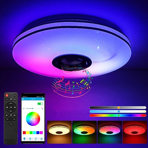 BlingBin LED Deckenleuchte Dimmbar mit Bluetooth günstig online kaufen