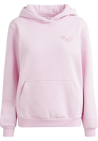 Miss Tee Kapuzensweatshirt Miss Tee Heart Signs EMB Ladies Fluffy Hoody günstig online kaufen