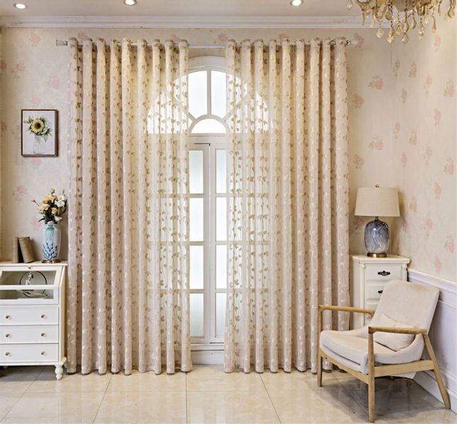 BYSURE Gardine (2 St), Ösen, halbtransparent, günstig online kaufen