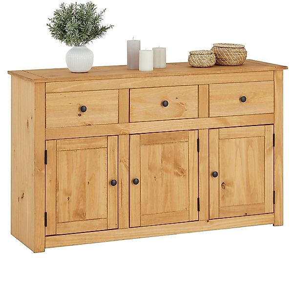 CARO-Möbel Sideboard CANCUN, Kommode aus Kiefer günstig online kaufen
