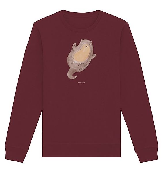 Mr. & Mrs. Panda Longpullover Otter Umarmen Größe S - Burgundy - Geschenk, günstig online kaufen