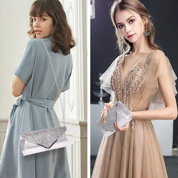 Coonoor Abendtasche Frauen Glitter Umschlag Clutch günstig online kaufen