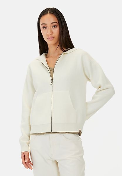 camel active Strickjacke mit Kapuze Langarm günstig online kaufen