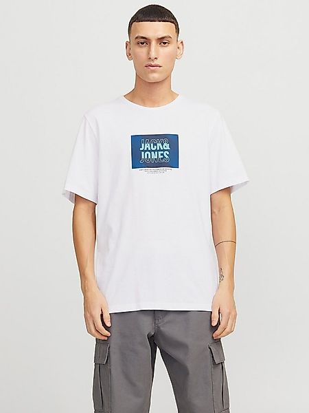 Jack & Jones Print-Shirt JJHUDSON – Print-Shirt mit Rundhals und Loose Fit günstig online kaufen