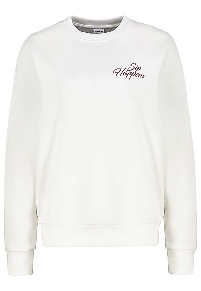 SUBLEVEL Longpullover mit Schriftzug Dolce Far günstig online kaufen