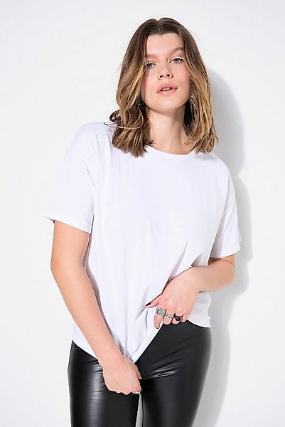 Studio Untold T-Shirt Basic-Shirt Relaxed Shape überschnittene Schultern günstig online kaufen