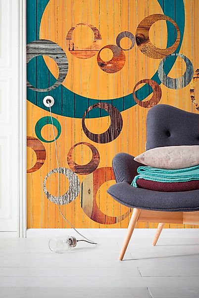 Sanders & Sanders Fototapete Stadtbild Rot und Grau 400 x 250 cm 611918 günstig online kaufen
