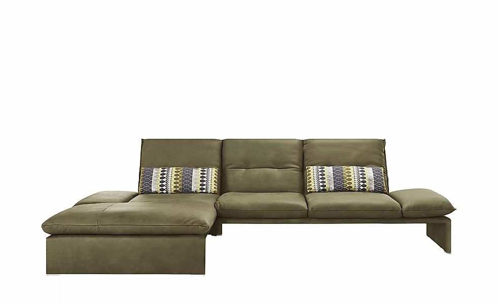 KOINOR Leder-Ecksofa  Humfrey ¦ grün ¦ Maße (cm): B: 314 H: 93 T: 159.0 Pol günstig online kaufen