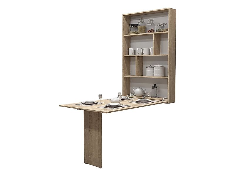 MIRJAN24 Klapptisch Abi, mit Regalen, Tisch ideal für Esszimmer günstig online kaufen