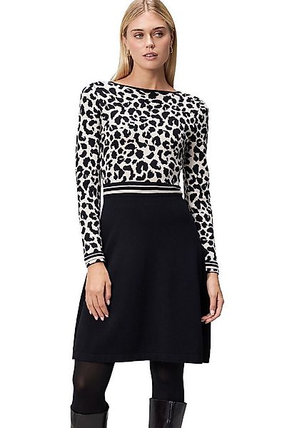 Zero Strickkleid Damen mit Leomuster Plain/ohne Details günstig online kaufen