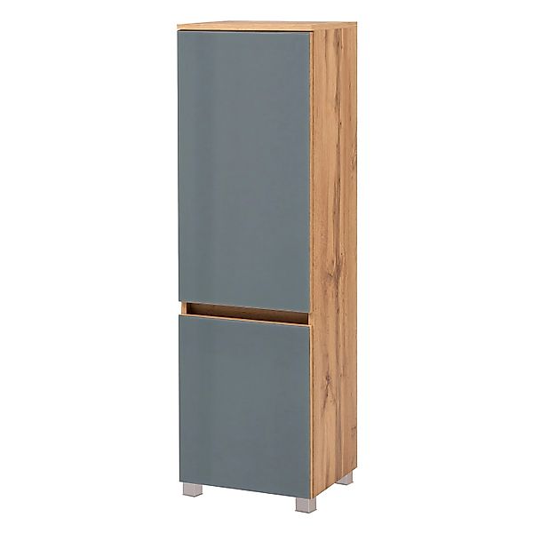 Held Möbel Midischrank Pisa 40 cm Grau-Wotaneiche günstig online kaufen