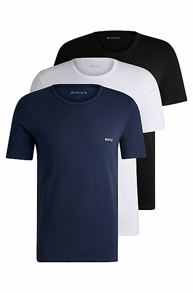 BOSS T-Shirt "Rundhals BOSS ONE" Packung, 3er-Pack, 3 Stk. mit dezentem BOS günstig online kaufen