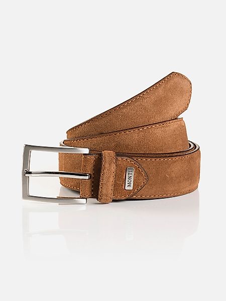 MONTI Ledergürtel 3,5 cm breit, Business-Casual, Veloursleder, kürzbar günstig online kaufen