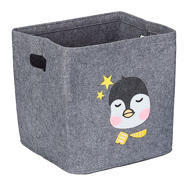 relaxdays Aufbewahrungsbox für Kind, Pinguin günstig online kaufen