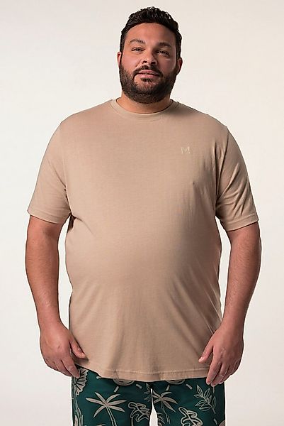 Men Plus T-Shirt T-Shirt Basic Halbarm Rundhals günstig online kaufen