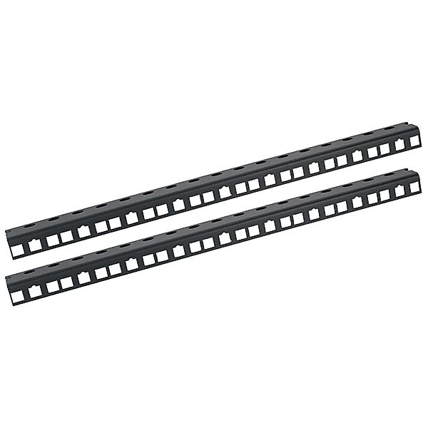 HMF 66809 Rackschiene für Serverschrank 2 Stück 10 Zoll 9 HE Schwarz günstig online kaufen