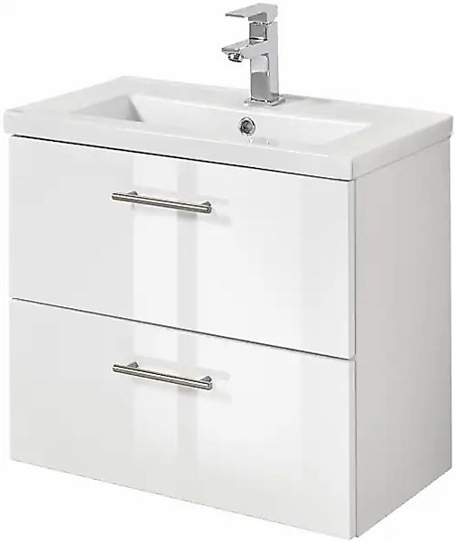 welltime Waschtisch »Trento«, Breite 60 cm, Tiefe 36 cm, SlimLine Badmöbel, günstig online kaufen