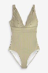 Next Badeanzug Bauchformender Badeanzug mit tiefem günstig online kaufen