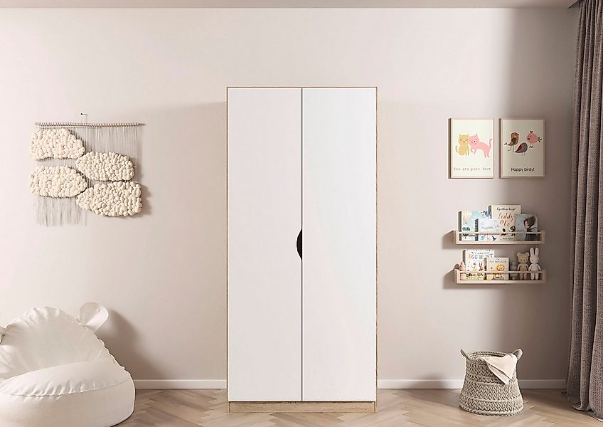 rauch Kleiderschrank Freising Türen mit Griffmulden günstig online kaufen