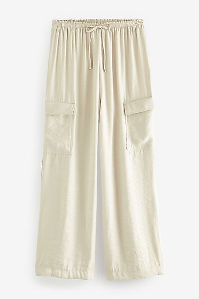 Next Palazzohose Satinhose mit weitem Bein günstig online kaufen
