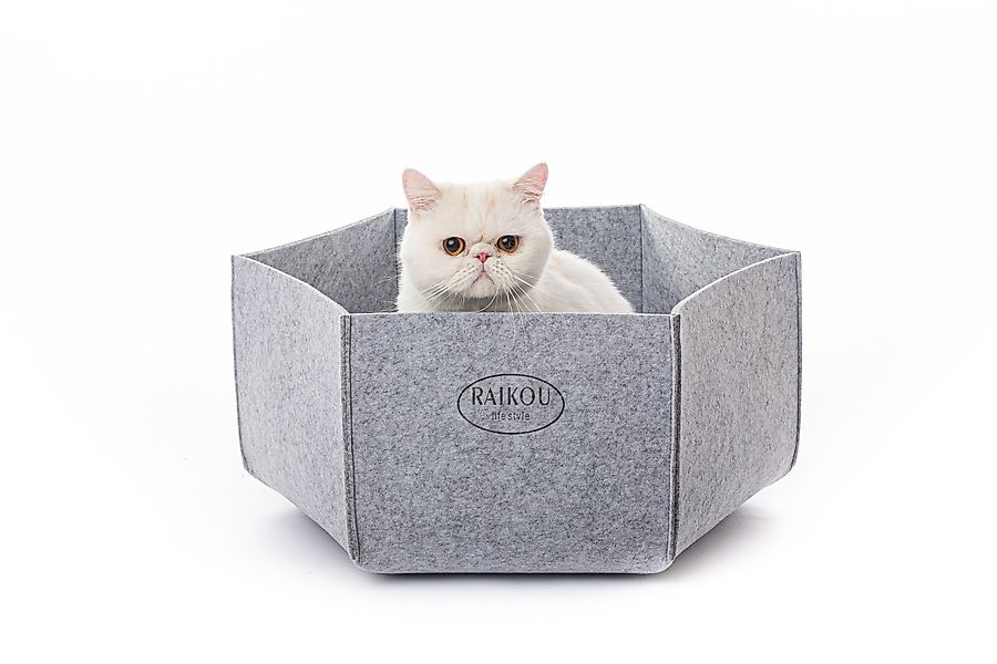 RAIKOU Tierkorb Katzenkorb aus Filz mit günstig online kaufen