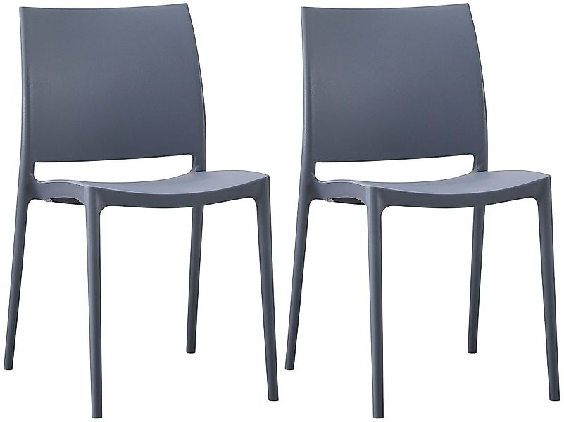 CLP Gartenstuhl Meton (2er Set), Kunststoff, günstig online kaufen