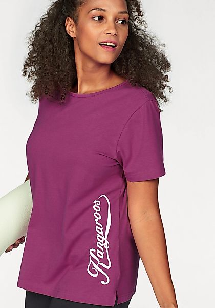 KangaROOS T-Shirt Kurzarm, figurumspielend, unifarben, Rundhalsausschnitt, günstig online kaufen