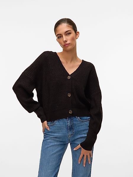 Vero Moda Strickjacke VMLEA LS V-NECK günstig online kaufen