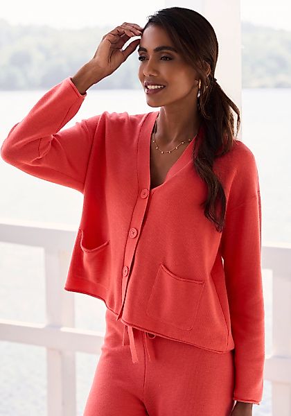 Elbsand Strickjacke aus hochwertigem Feinstrick, Loungewear günstig online kaufen