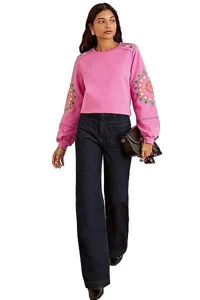 Love & Roses Sweatshirt Love & Roses Sweatshirt mit Verzierung, Regular (1- günstig online kaufen