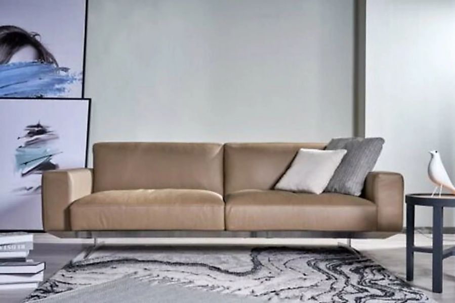 JVmoebel 3-Sitzer Beiger Dreisitzer Couch Polster Design Sofa Moderne 3er S günstig online kaufen