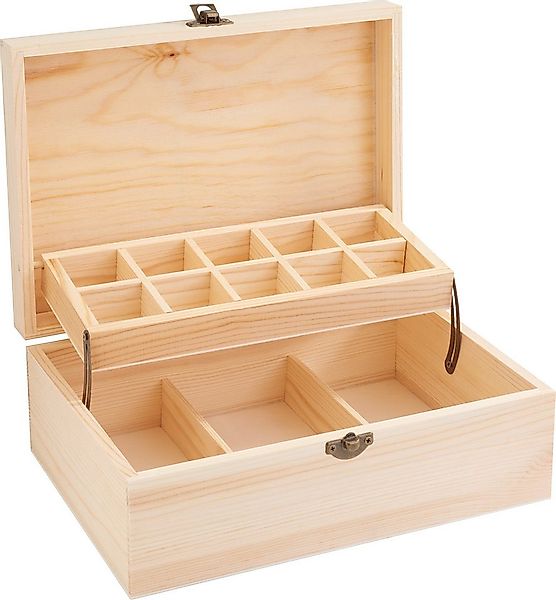 VBS Aufbewahrungsbox Twin, 24x16,5x9cm günstig online kaufen