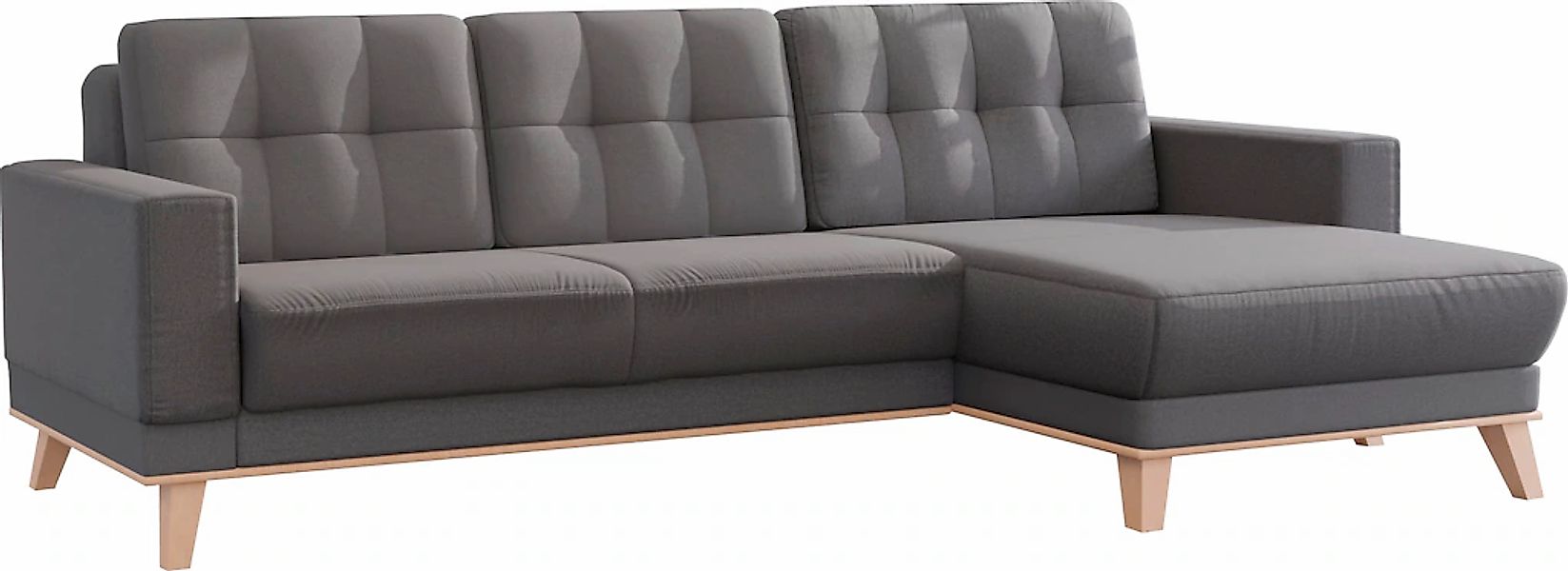 sit&more Ecksofa »Lavida L-Form« wahlweise mit Kippfunktion und Bettkasten günstig online kaufen