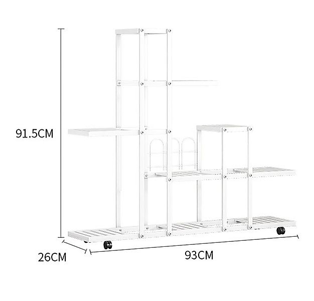 GarveeMore Blumenständer Pflanzenständer Blumenständer Schmiedeeisen Rack O günstig online kaufen