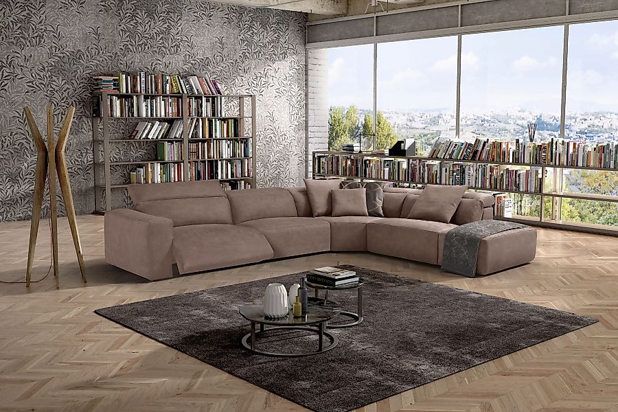Egoitaliano Ecksofa »Beverly, extravangantes Designsofa mit erstklassigem S günstig online kaufen