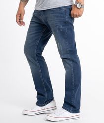 Rock Creek Straight-Jeans Herren Jeans Stonewashed günstig online kaufen