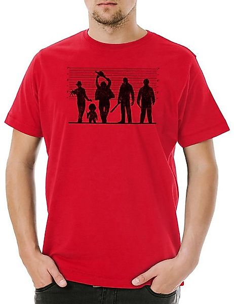 Urban Backwoods Print-Shirt Horror Suspects Herren T-Shirt Jason Freddy Chu günstig online kaufen