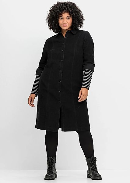 Sheego Blusenkleid "Cord-Kleid" günstig online kaufen