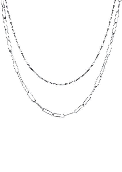 Hey Happiness Edelstahlkette Gliederkette Damen, Kette günstig online kaufen