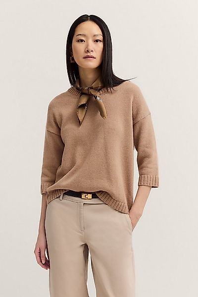 bugatti Rundhalspullover elegant & bequem aus einem weichen Kaschmir-Mix günstig online kaufen