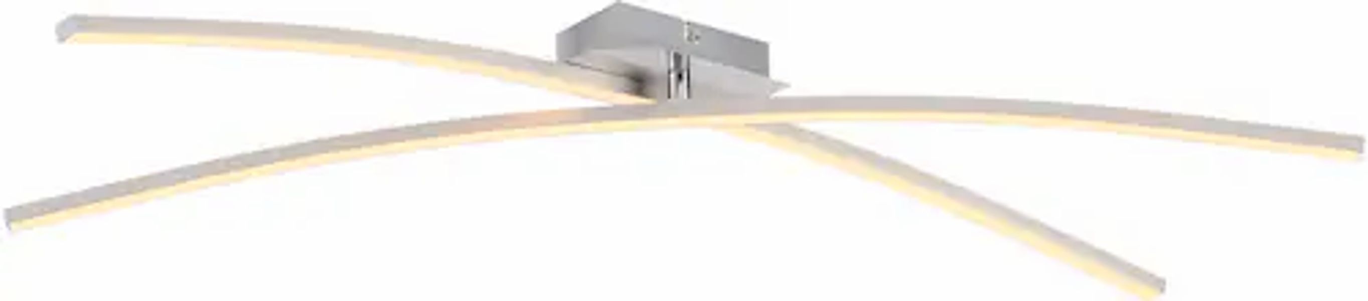 JUST LIGHT LED Deckenleuchte »SIMON« LED-Board 1 Stk. Warmweiß ein Profil d günstig online kaufen