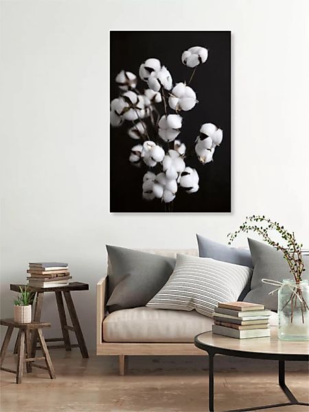 Poster / Leinwandbild - Cotton Candy - Dried Flowers günstig online kaufen