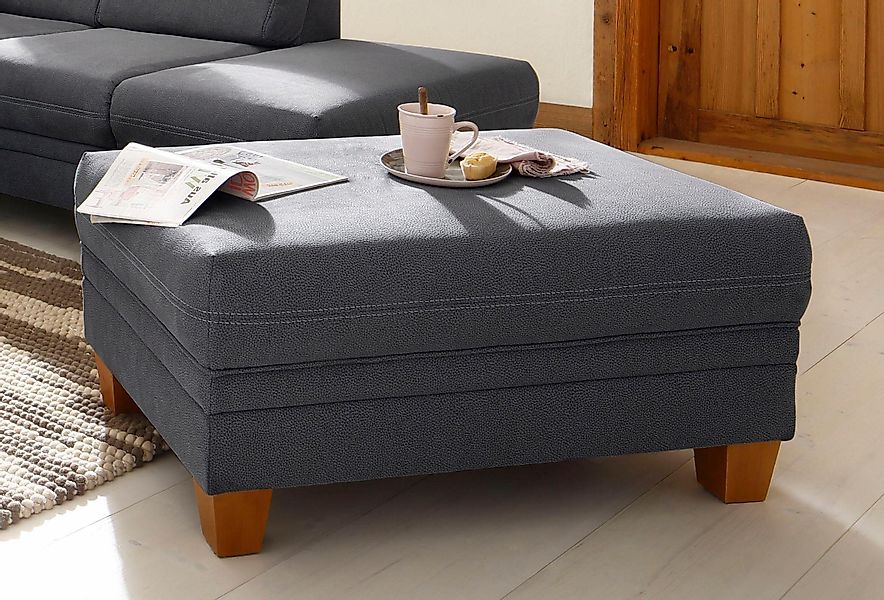 Home affaire Hocker Husum, mit Kontrastnaht günstig online kaufen