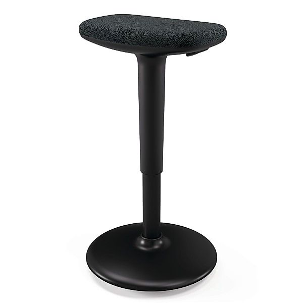König+Neurath QUICK. III Stehhilfe Hocker | Gestell und Bezug schwarz günstig online kaufen