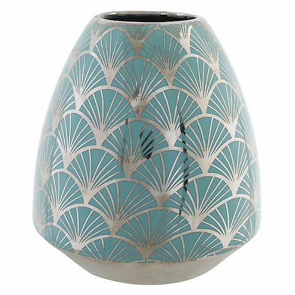 Vase Dkd Home Decor Porzellan Türkis Orientalisch (16 X 16 X 18 Cm) günstig online kaufen