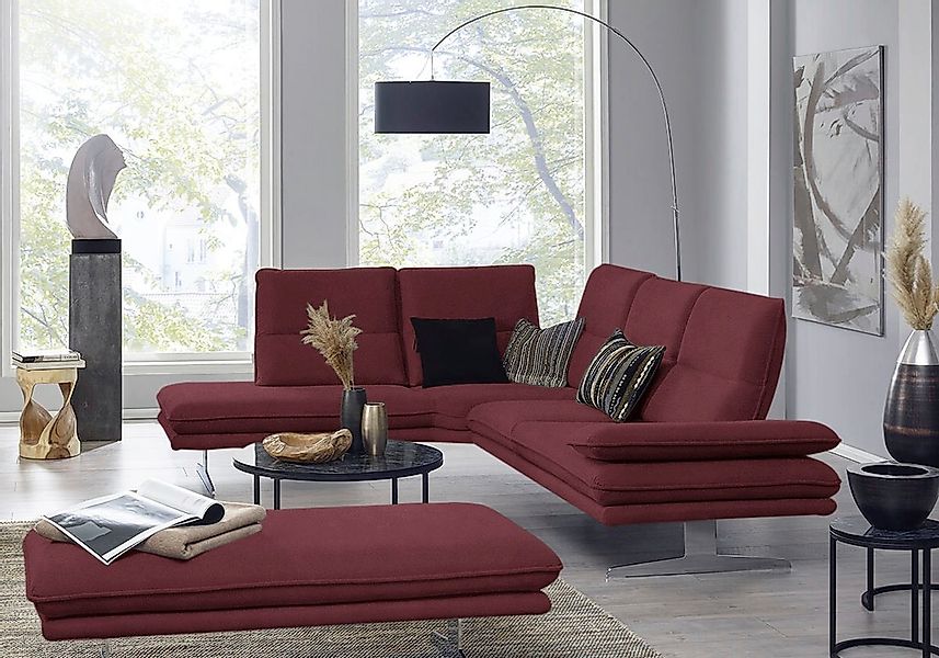 W.SCHILLIG Ecksofa "broadway, Designsofa, mit tollem Sitzkomfort, L-Form", günstig online kaufen