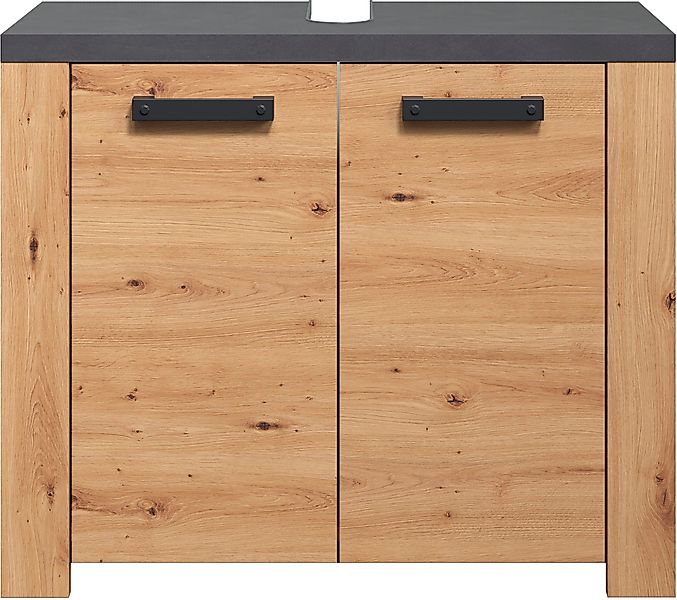 welltime Waschbeckenunterschrank "Ambres", Waschbeckenunterschrank mit 2 Tü günstig online kaufen
