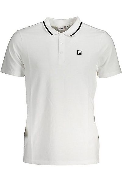 Fila Poloshirt Herren Kurzarm-Polo in Weiß mit Kontrastdetails günstig online kaufen